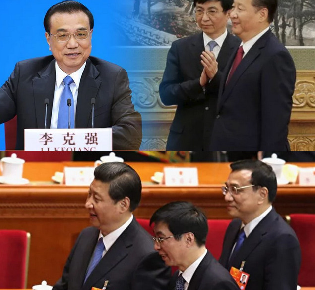 李克强王沪宁习近平