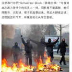 “战狼”出征德国大学　撕毁声援香港海报