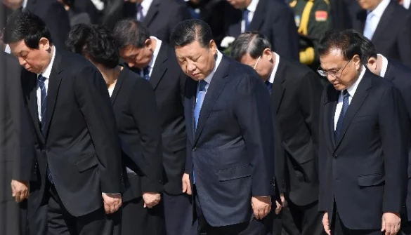 中共中央常委习近平李克强红船要沉了