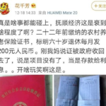 “高级五毛”花千芳曝中共经济衰败 母亲养老证遭收缴