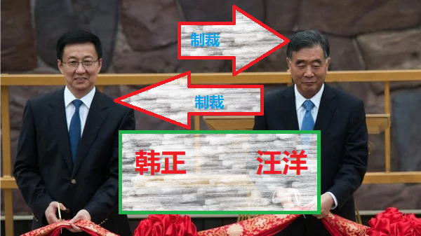 汪洋韩正被制裁