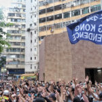 无惧国安法 港人七一游行照喊：香港独立， 天灭中共