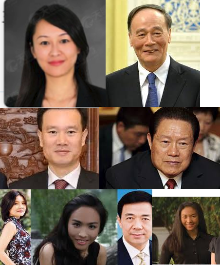 王昕王岐山薄甜甜薄熙来叶简明周永康