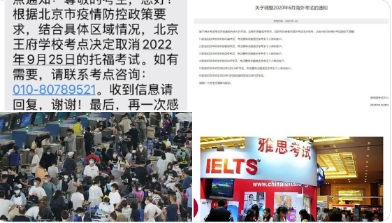 大规模取消考试  中国学生的坎坷留学路