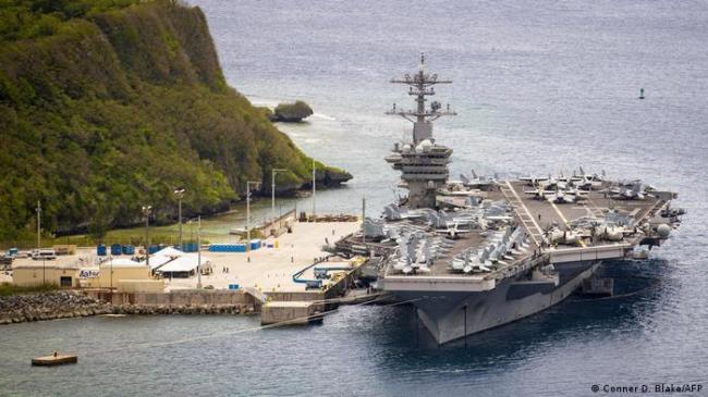 关岛有美国的海军港口及空军基地，是美国在亚洲的重要军事基地