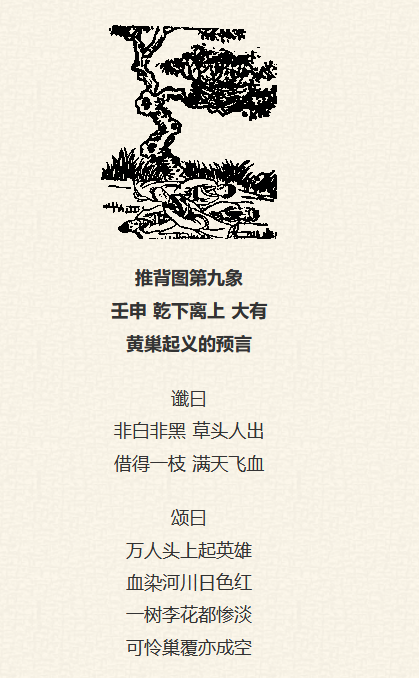 推背图第九象 壬申 火天大有 黄巢之乱