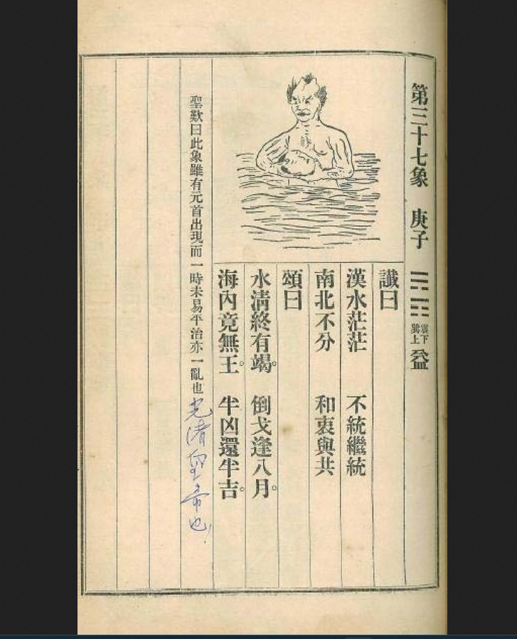 推背图第三十七象 庚子 震下巽上 风雷益 - 武昌起义、辛亥革命和推翻清皇朝