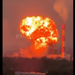 乌克兰无人机轰炸，俄炼油厂爆炸窜出蘑菇云； 连卫星都看得到