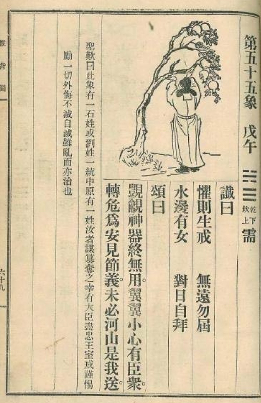 推背图第五十五象 戊午 乾下坎上 水天需 觊觎神器终无用